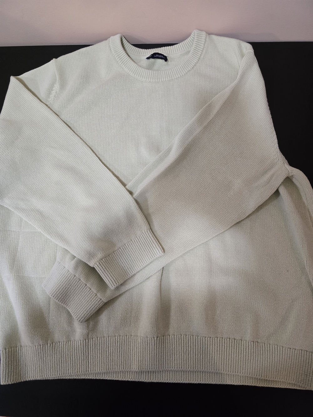 GAP Mens XXL Light Lime Green Heavyweight Knit Crewneck Sweater NWOT